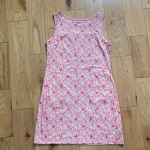 Floral Pink Sleeveless Dress Columbia